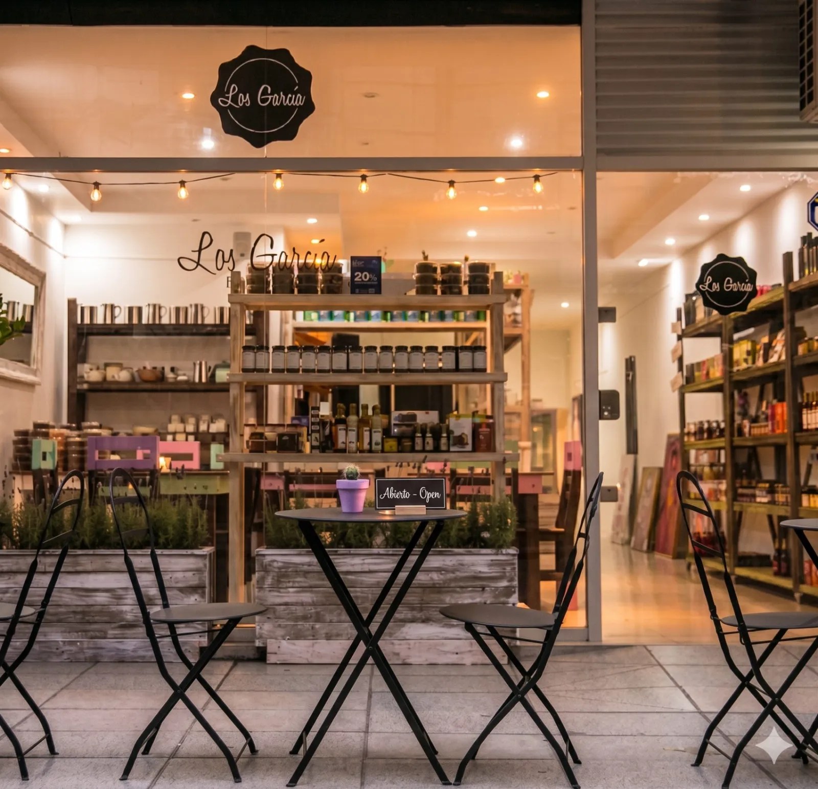 Los García store, gourmet retail