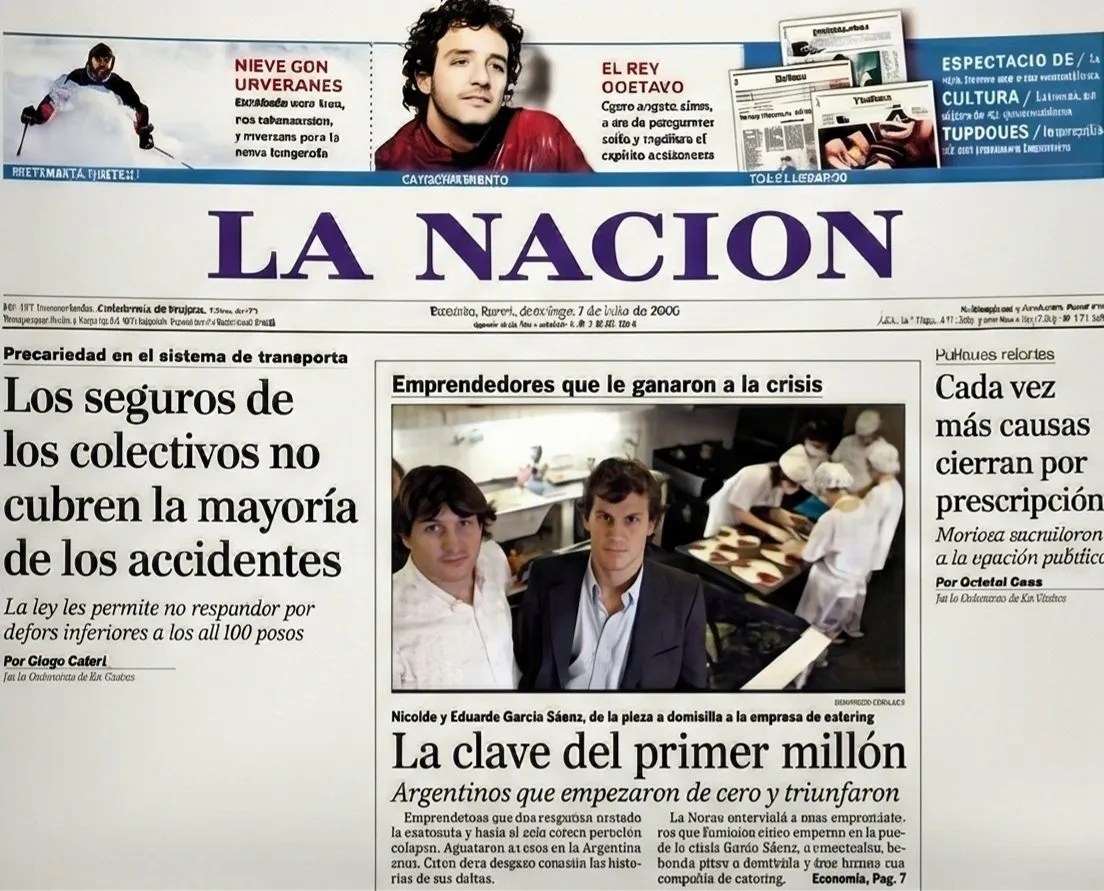 La Nación article about Los García