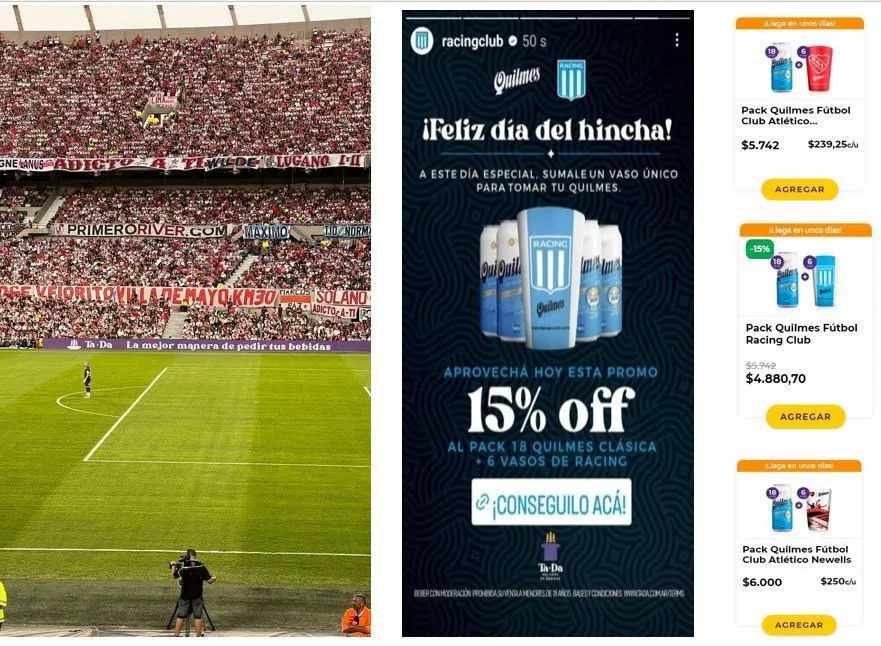 TaDa partnerships with football clubs