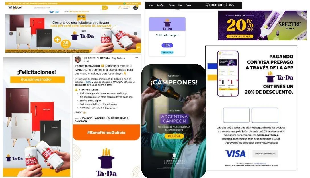 TaDa live events and QR activations