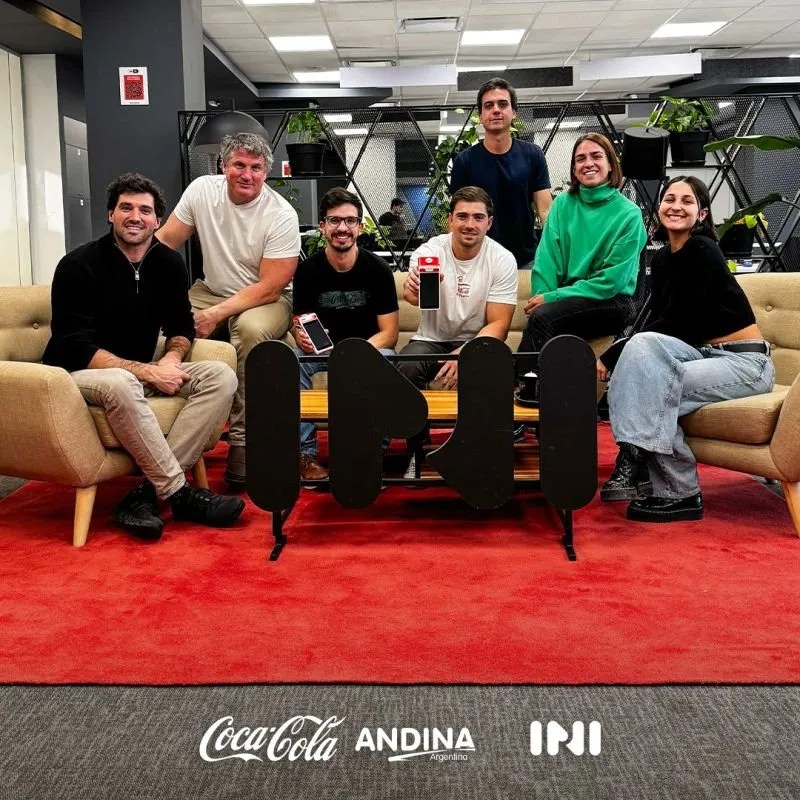 INI team with Coca-Cola Andina